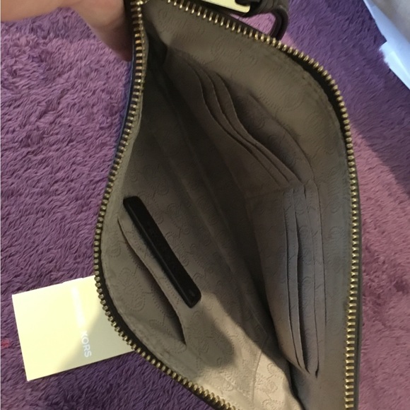 Michael Kors Gold Studded Wristlet - Picture 4 of 10